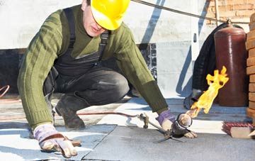Coton In The Clay flat roof construction